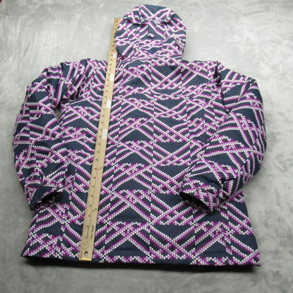 Columbia Jacket‎ Youth XL Purple Geometric 3D Omni-Heat Waterproof Magic Mile